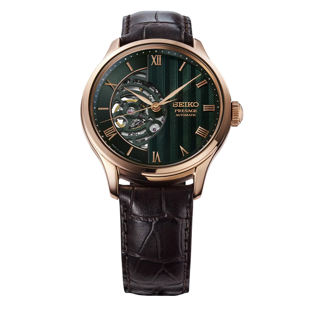 Seiko Presage Japanese Garden Green Dial Automatic Watch HCB007J1