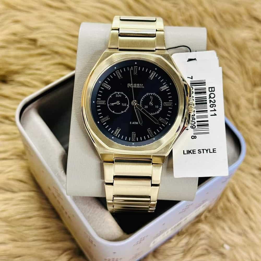 Fossil Evanston Chronograph Gold-tone Men’s Watch | BQ2611