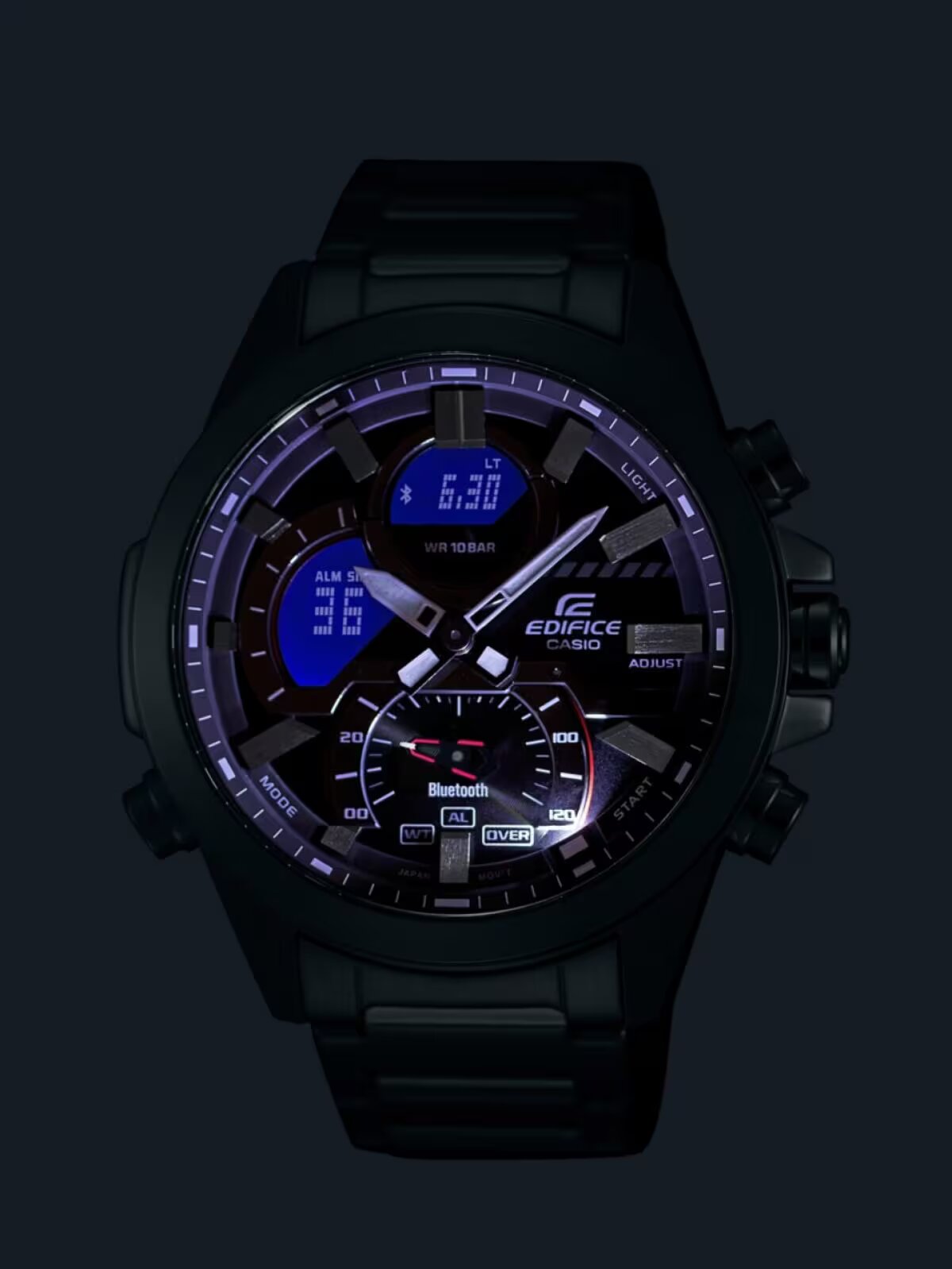 Casio Edifice Mobile Linked Stainless Steel Men's Watch| ECB-30DC-1ADF