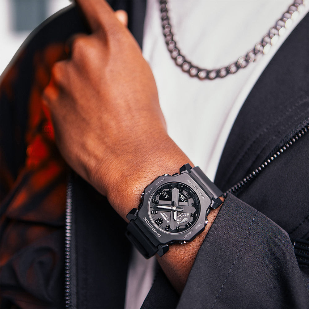 CASIO G-SHOCK "X" ANALOGUE DIGITAL BLACK DIAL WATCH | GA-2300-1ADR
