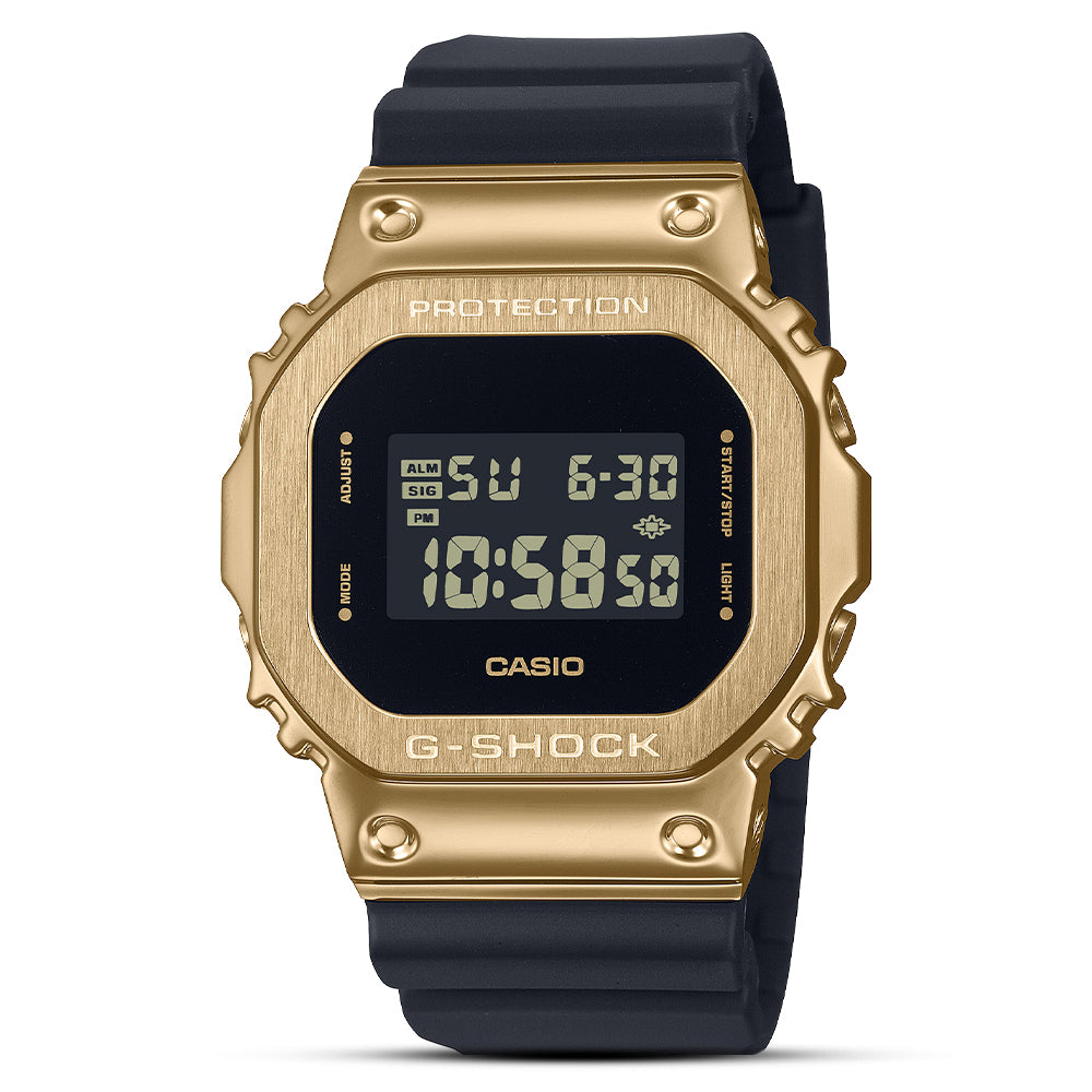 CASIO G-SHOCK METAL SERIES DIGITAL BLACK DIAL WATCH | GM-5600UG-9DR