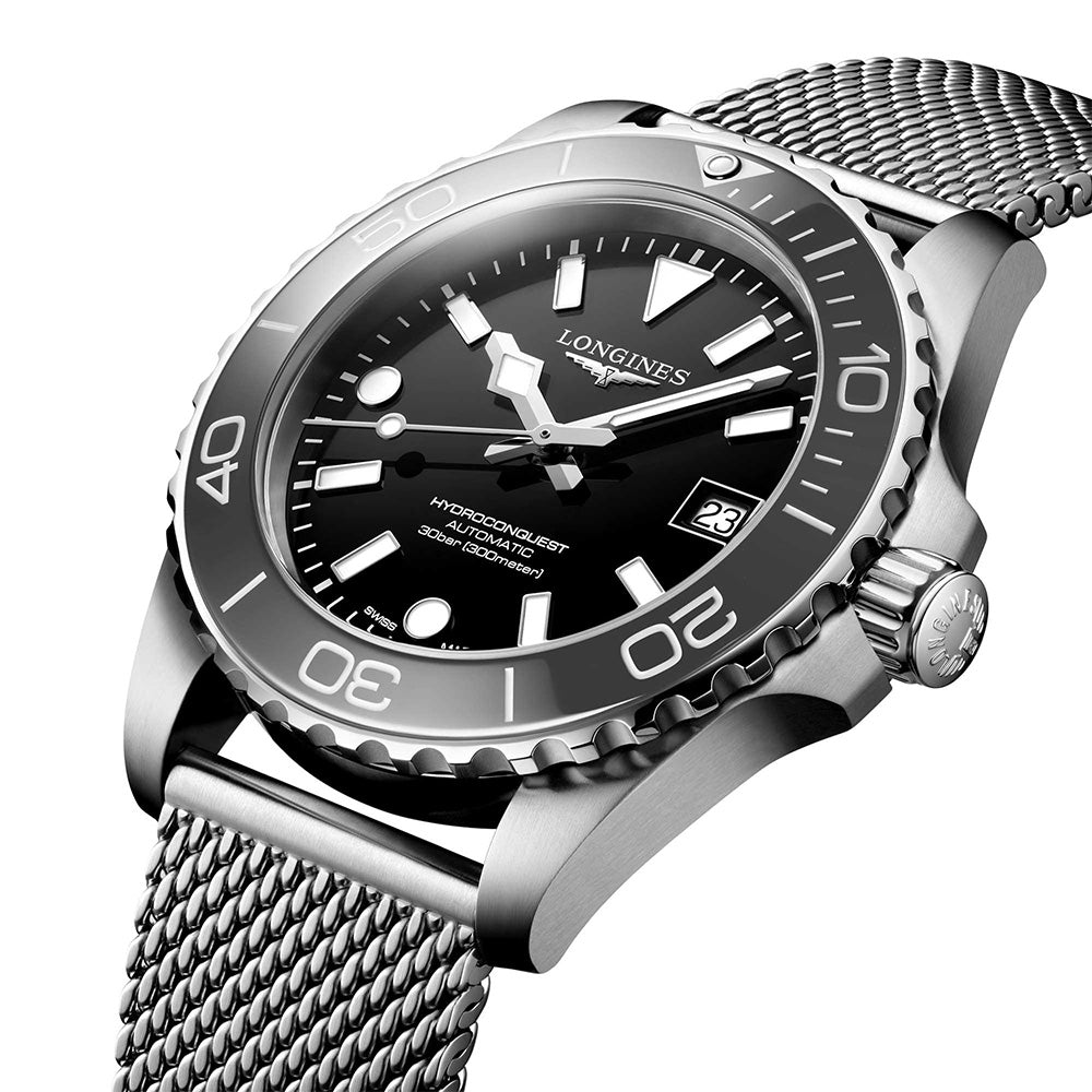 Longines Hydroconquest 39mm Grey Dial Automatic Watch | L37794706
