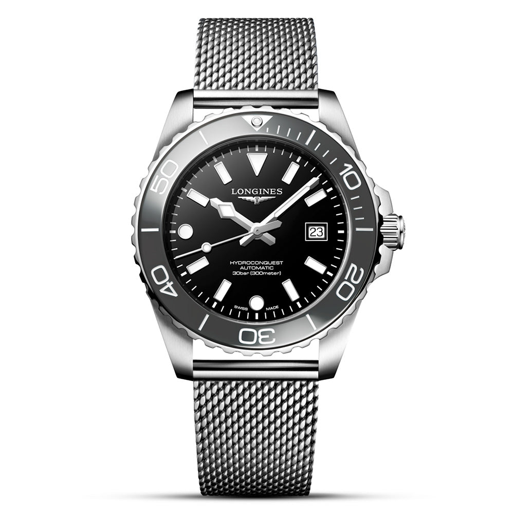 Longines Hydroconquest 42mm Grey Dial Automatic Watch | L37884706