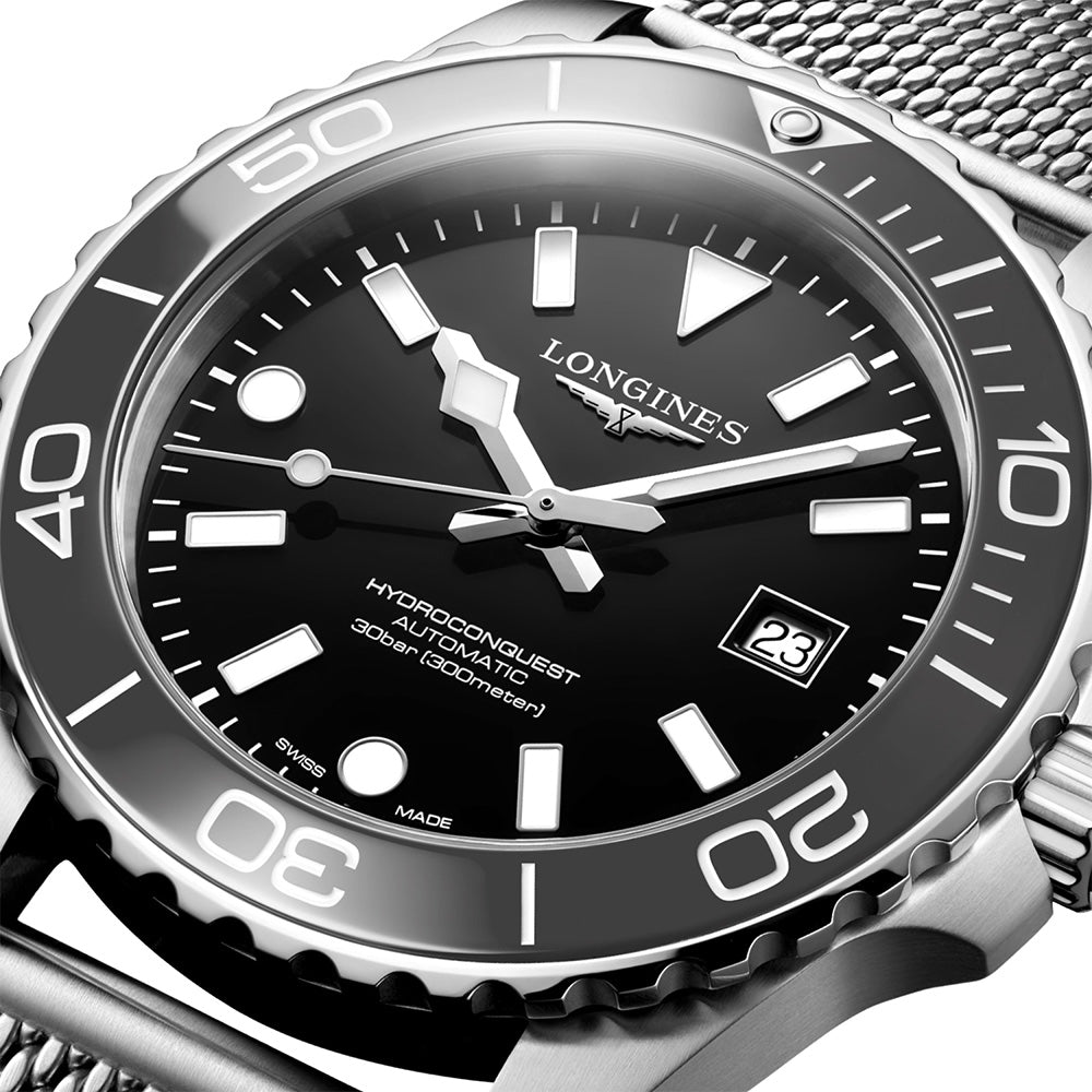 Longines Hydroconquest 42mm Grey Dial Automatic Watch | L37884706