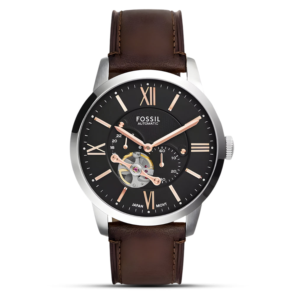 Fossil Townsman Automatic Black Dial Men's Watch | ME3061