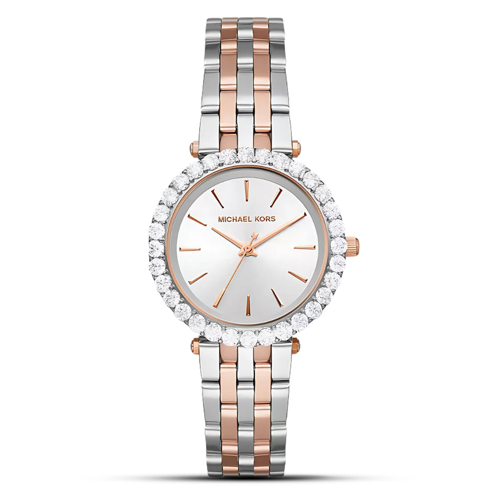 Michael Kors Darci Silver Dial Two Tone Ladies Watch | MK4515