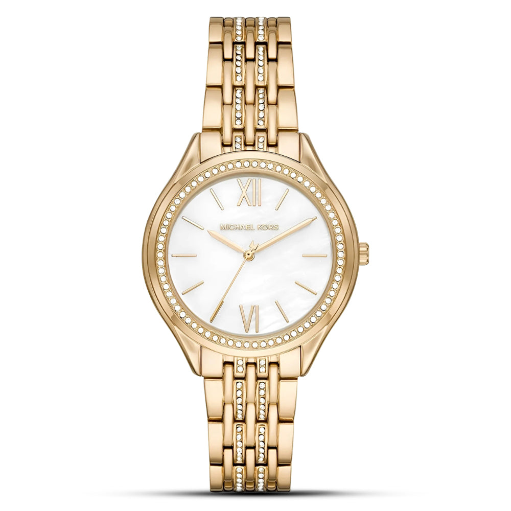 Michael Kors Mindy Gold Tone Ladies Watch | MK7078