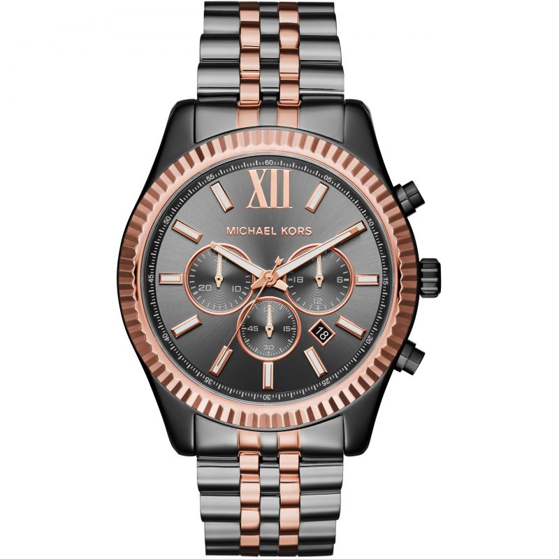 Michael Kors Lexington Grey Dial Men's Watch | MK8561