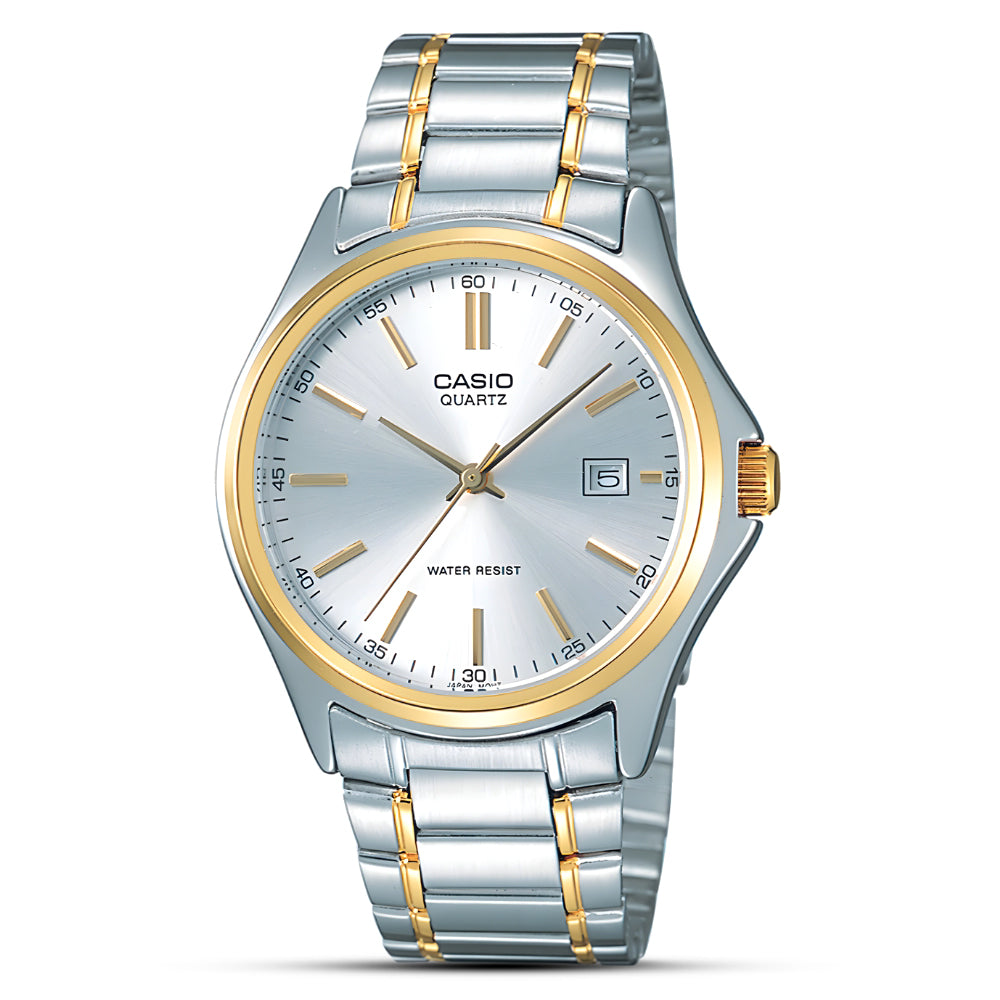Casio General Two-Tone Silver Dial Watch | MTP-1183G-7ADF