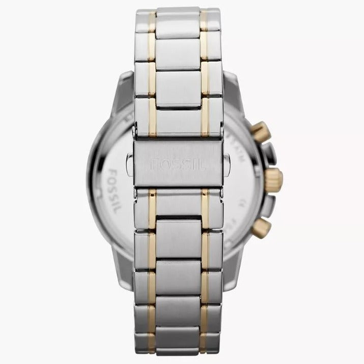 Fossil Dean Chronograph Two-Tone Stainless Steel Men's Watch| FS4795