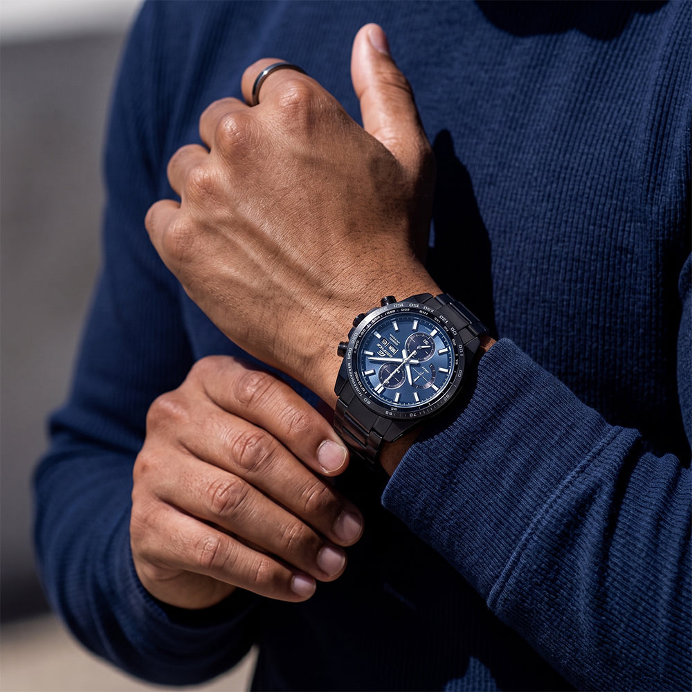 Casio Edifice Chronograph Blue Dial Watch EFR-574DC-2AVUDF