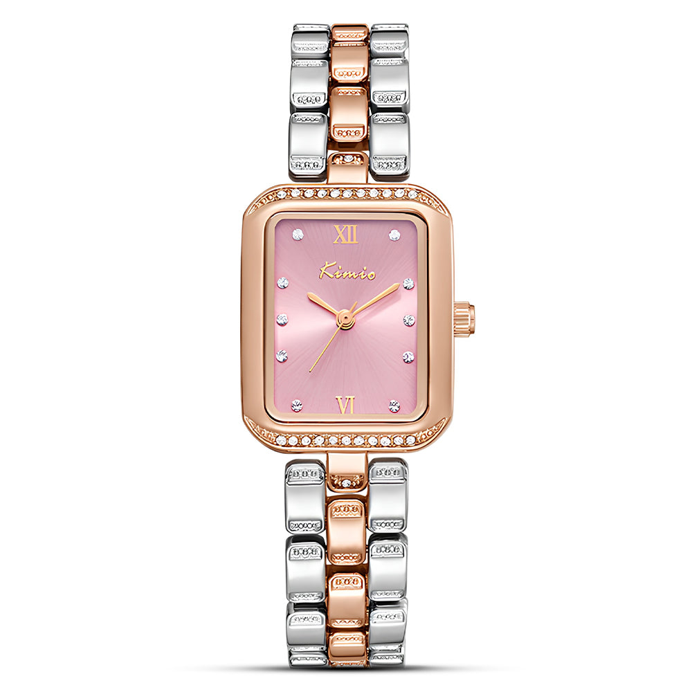 Kimio Vintage Rectangle Dial Ladies Watch | K6678S
