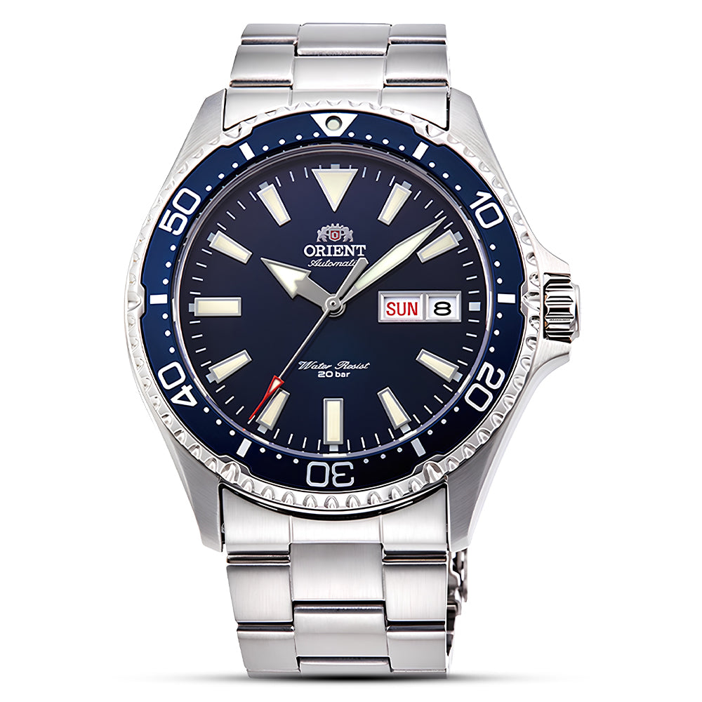 Orient Kamasu 'MAKO III' Blue Dial Mechanical Diver Watch | RN-AA0002L