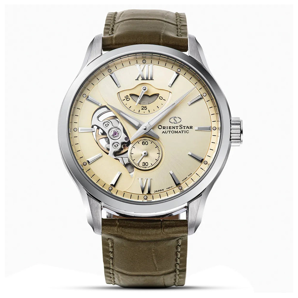 Orient Star Layered Skeleton Dial Automatic Watch RK-AV0B10G