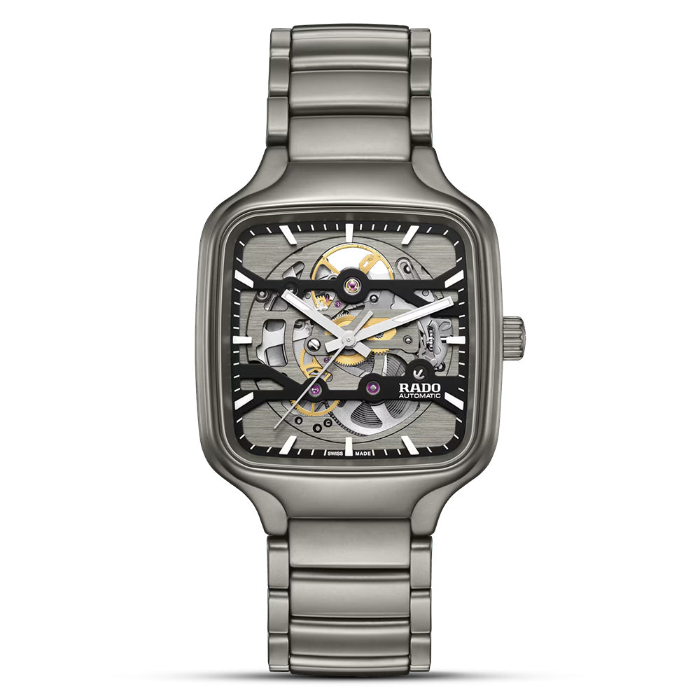 Rado True Square Automatic Skeleton Dial Unisex Watch | R27196152