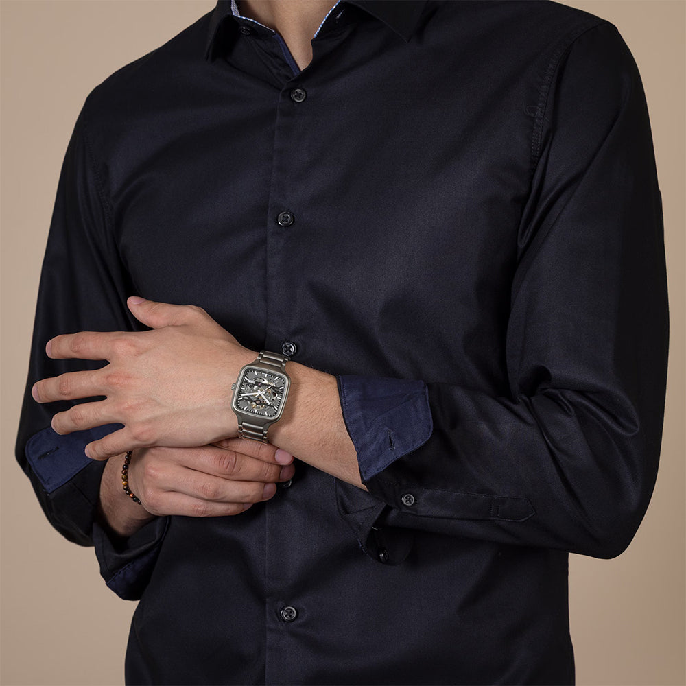 Rado True Square Automatic Skeleton Dial Unisex Watch | R27196152