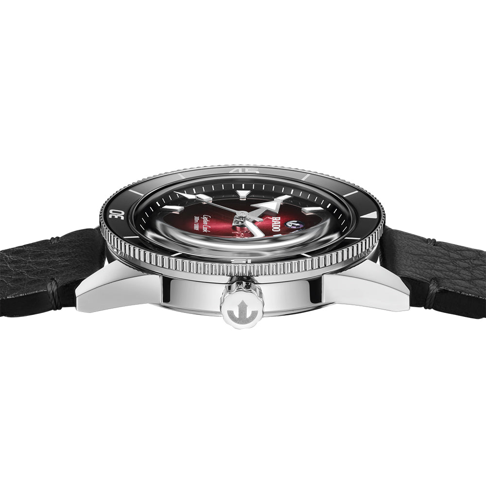 Rado Captain Cook Automatic Burgundy Gradient Dial Men's Watch | R32223408
