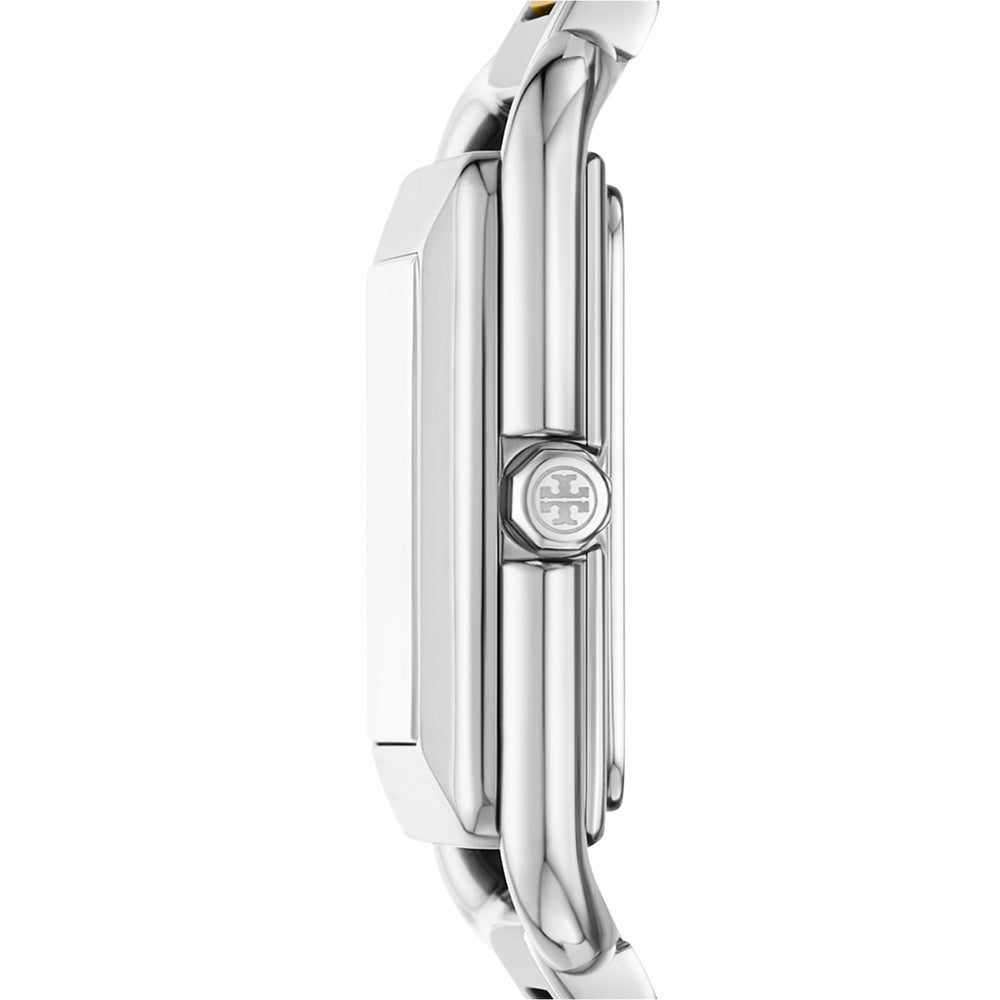 Tory Burch The Kira Square Two-Tone Ladies Watch TBW6021