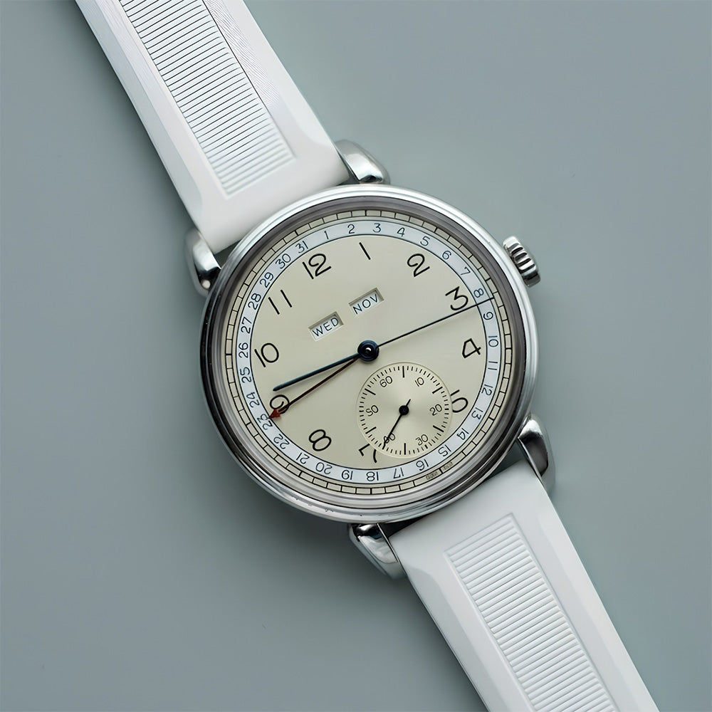 Cavern 22mm White Silicon Strap