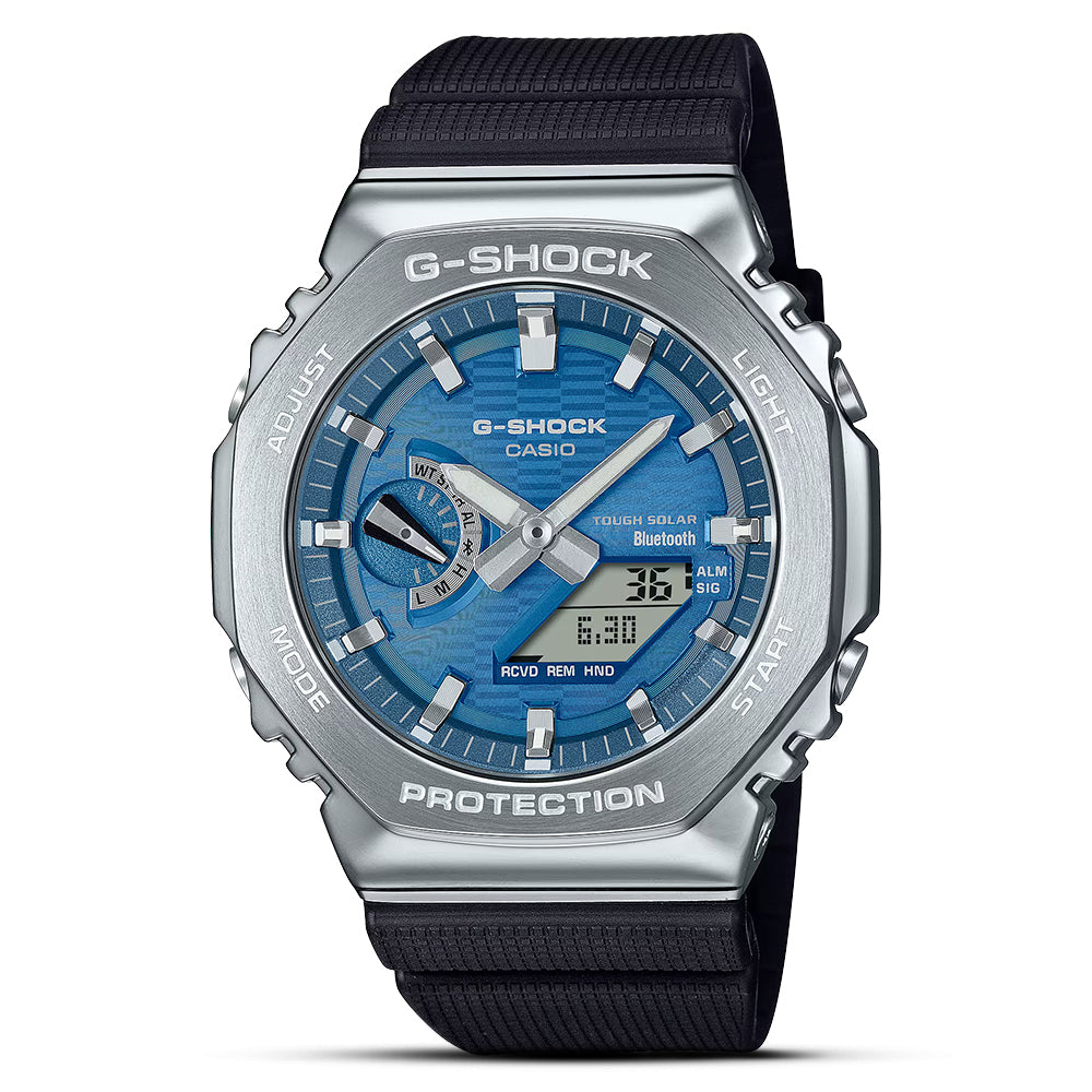 Casio G-Shock Tough Solar Bluetooth Blue Dial Men's Watch | GBM-2100A-2BDR