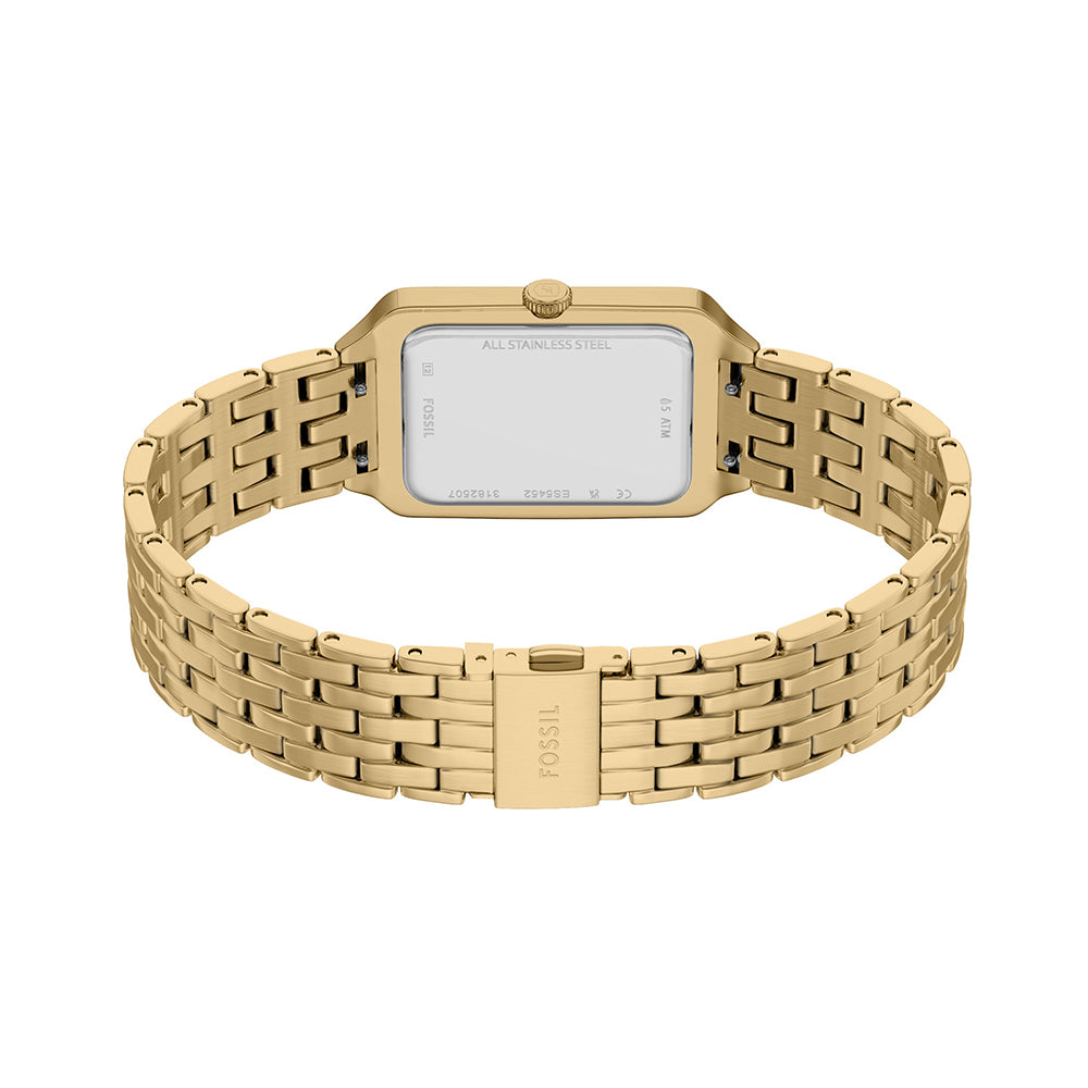 Fossil Raquel Gold Tone Green Dial Ladies Watch ES5452