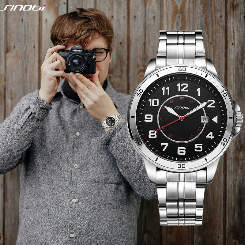 Sinobi New Casual Sports Watch Men Chronograph Watches S9860
