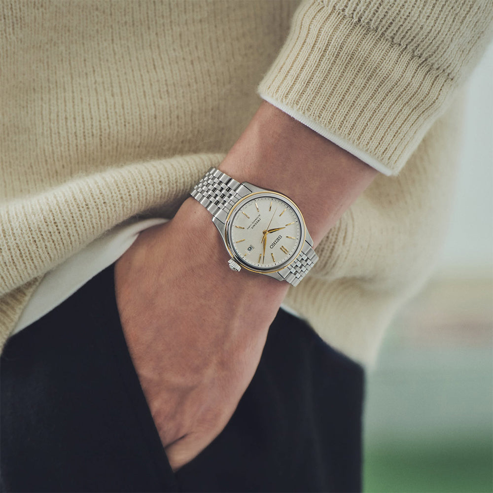 Seiko Presage Classic Series "Shiro-Iro" Automatic Cream Dial Watch SPB478J1