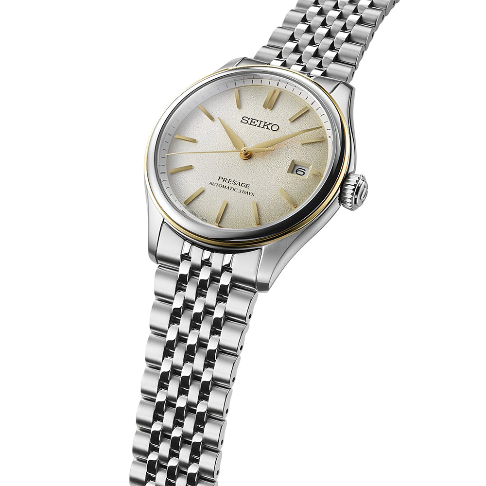 Seiko Presage Classic Series "Shiro-Iro" Automatic Cream Dial Watch SPB478J1