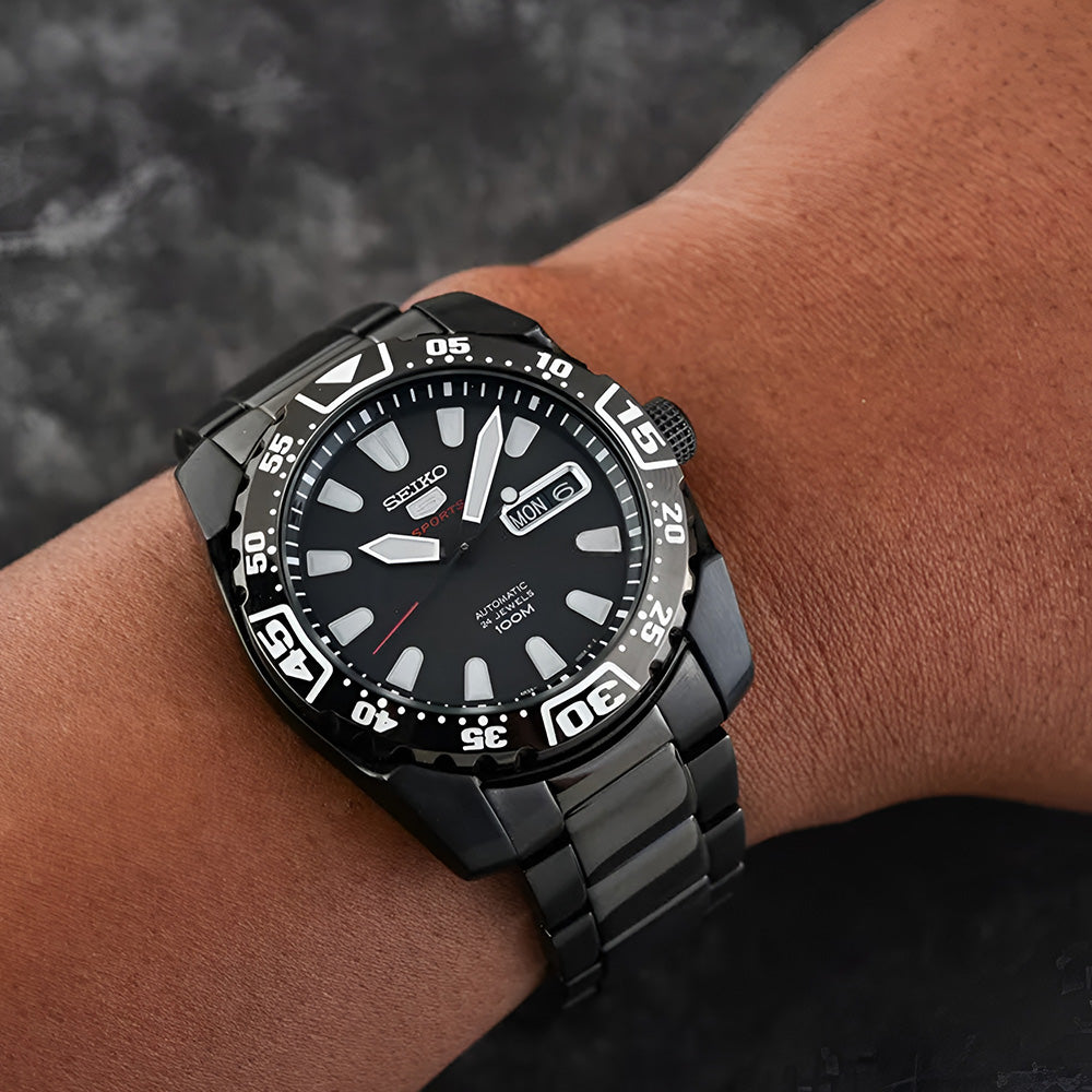 Seiko 5 Sports Automatic Black Dial Watch SRP169K1