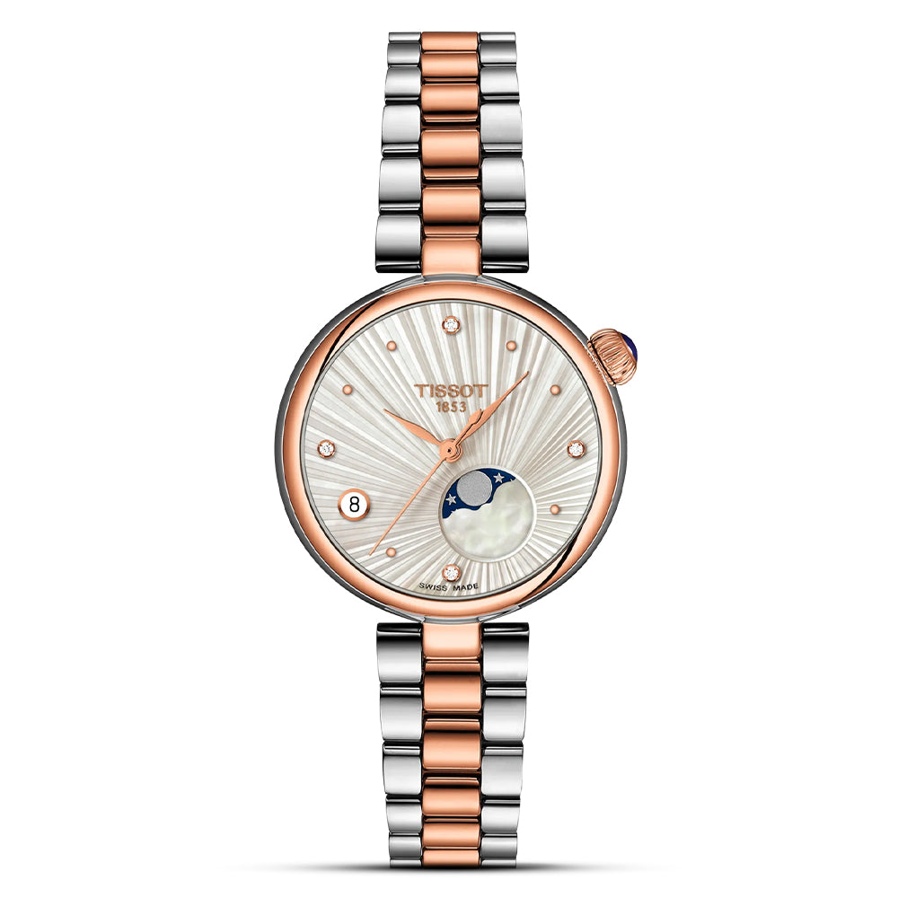 Tissot Desir Two-Tone Moonphase Ladies Watch T152.223.22.036.00