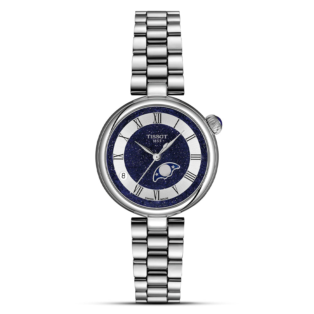 Tissot Desir Silver-Tone Moonphase Ladies Watch T152.223.11.493.00