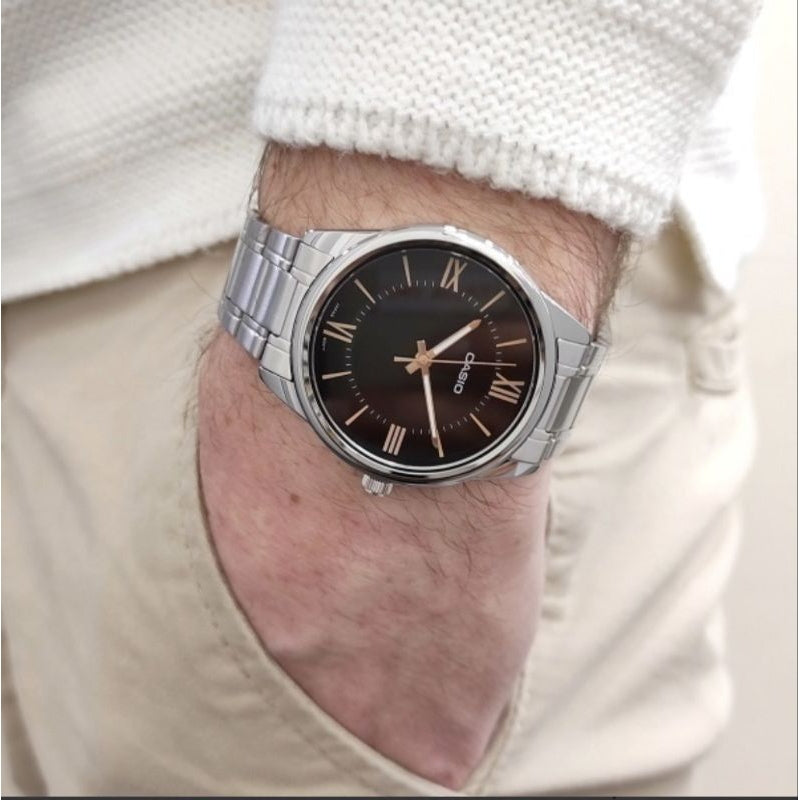 CASIO Enticer Black Dial Analog Men's Watch| MTP-V005D-1B5UDF