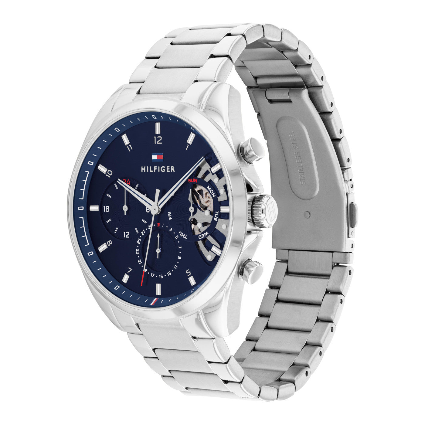 Tommy Hilfiger Men's Silver Stainless Steel Watch TH1710448