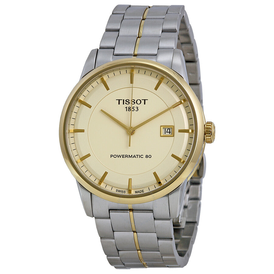 Tissot Powermatic 80 Ivory Dial Men s Watch T0864072226100