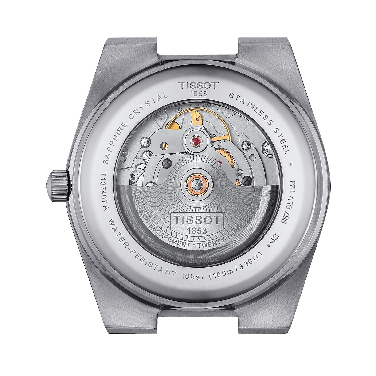 TISSOT PRX POWERMATIC 80 18K GOLD BEZEL Watch| T931.407.41.041.00