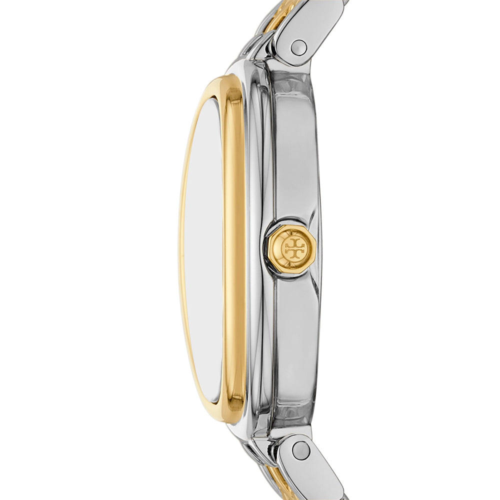 Tory Burch The Oval Two-Tone Stainless Steel Ladies Watch TBW6033