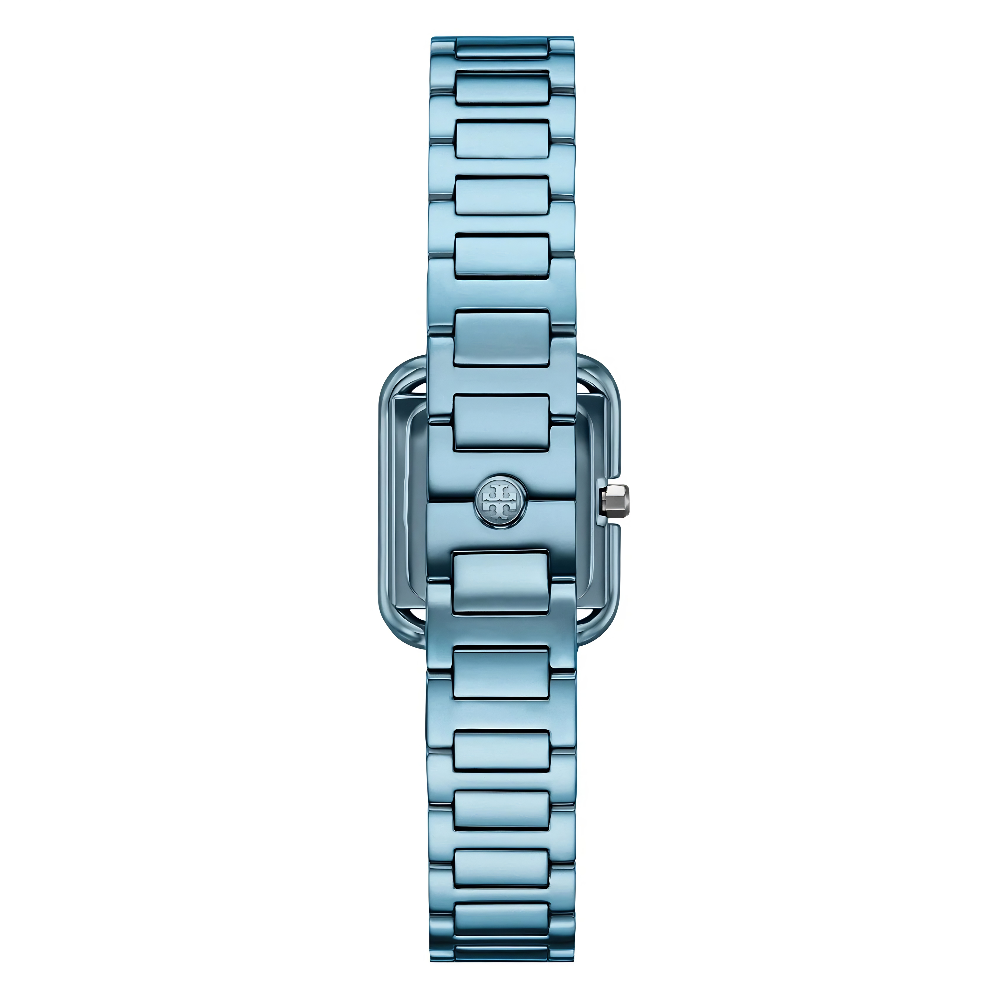 Tory Burch The Kira Square Blue Dial Ladies Watch TBW6023