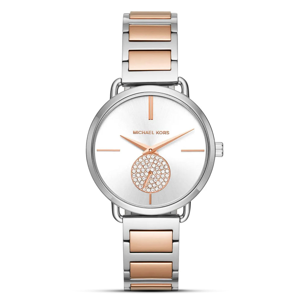 Michael Kors Portia Two Tone Ladies Watch | MK3709