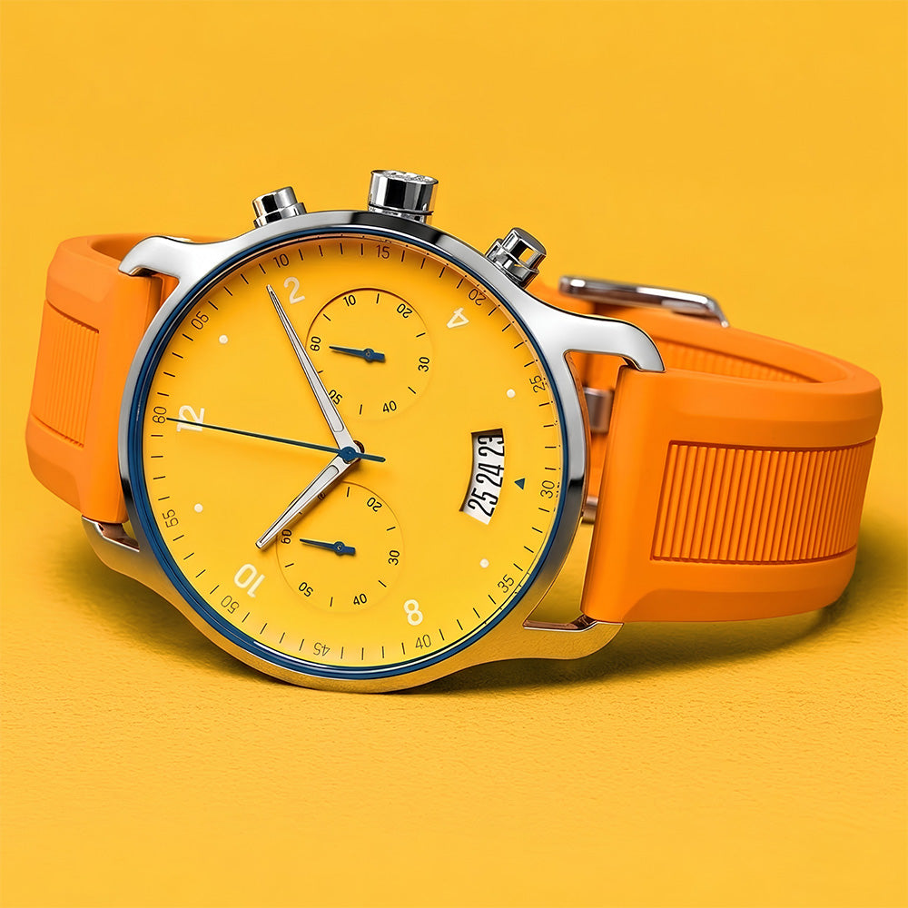 Cavern 22/20mm Orange Silicon Strap