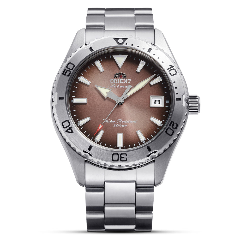 Orient Automatic Brown Dial Men's Watch RA-AC0Q17Y30B