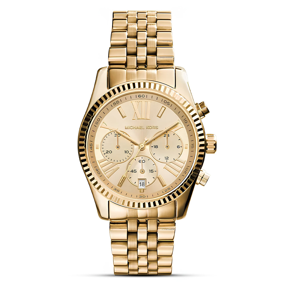 Michael Kors Lexington Gold Tone Women's Watch| MK5556