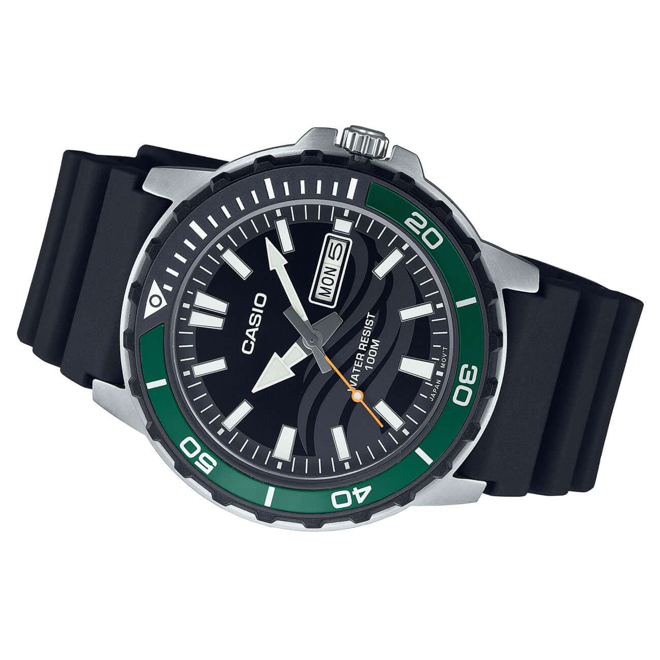 CASIO STANDARD Black Dial Men's Watch| MTD-125-1AV