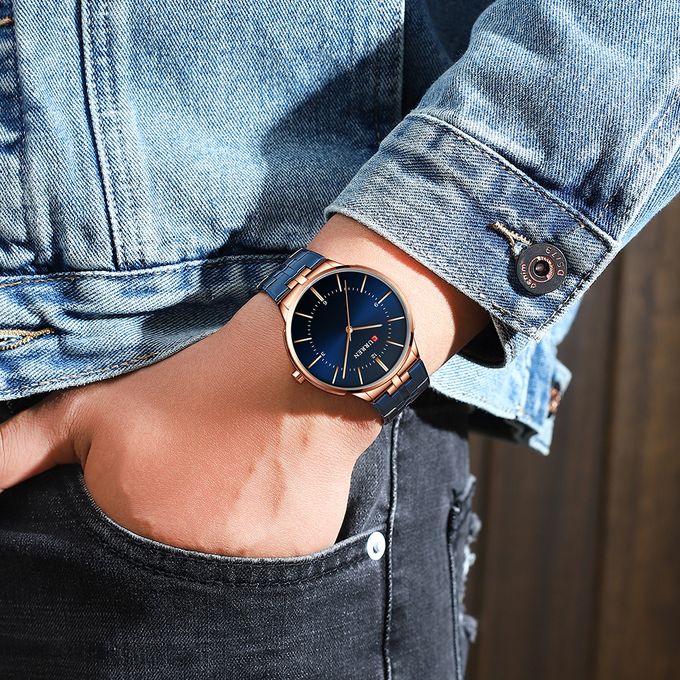 Curren 8321 Watch Quartz Men Gentlemen Brand Stainless - Time Access store