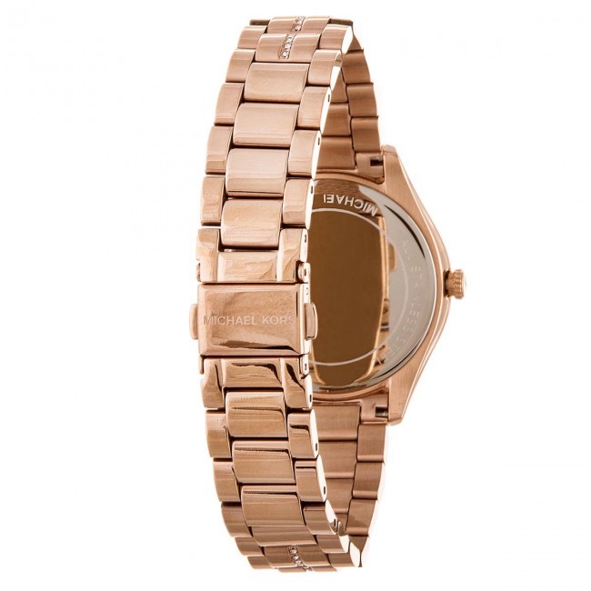 MICHAEL KORS Lauryn Crystal Quartz Black Dial Watch MK3723 - Time Access store