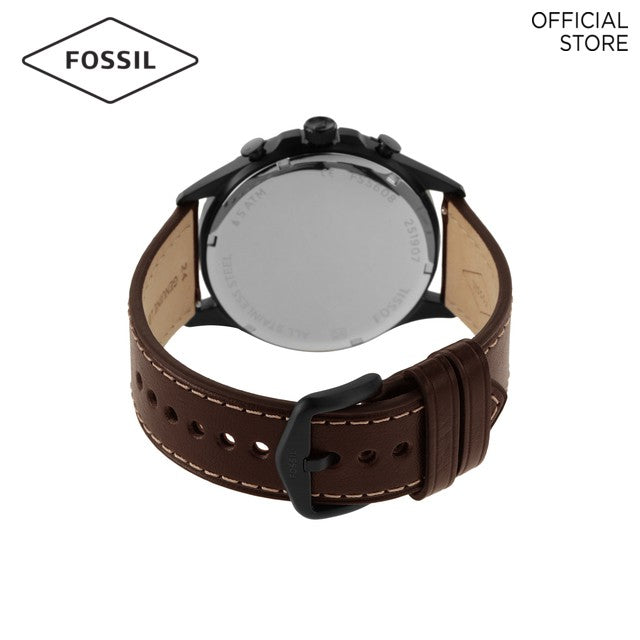 Forrester Chronograph Brown Leather Watch FS5608 - Time Access store