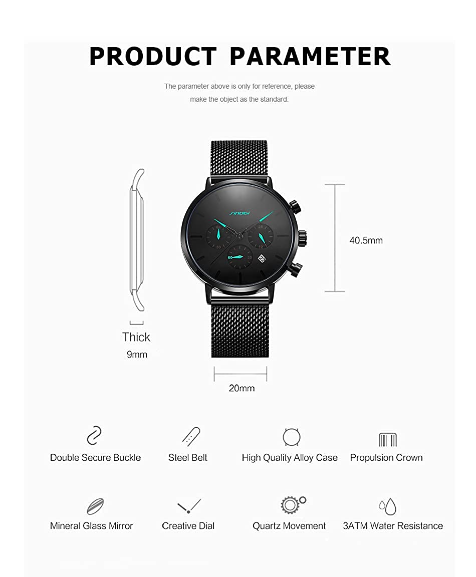 SINOBI Men's Watch - RK-11S9807G01 - Time Access store