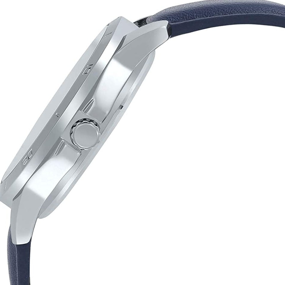 Casio Casual Blue Leather Band Men's Watch| MTP-V004L-2B