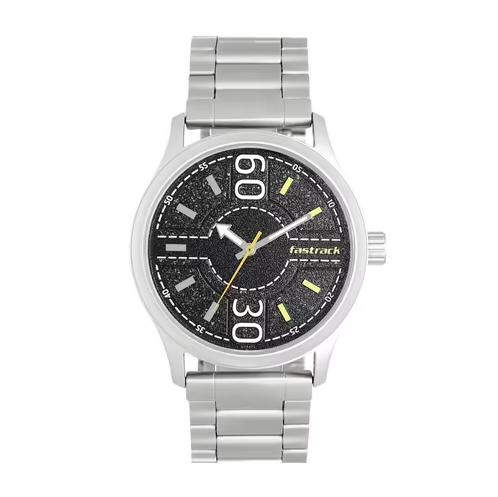 Fastrack Road Trip Analog Black Dial Men's Watch-NM3197SM02 / NL3197SM02 - Time Access store