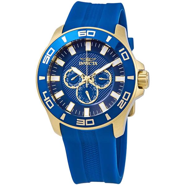 Invicta Mens Pro Diver Quartz Watch, Blue, 28002 - Time Access store