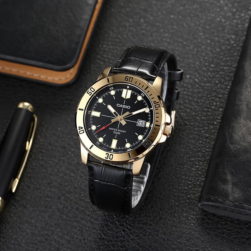 Casio Enticer Gold Tone Men's Watch| MTP-VD01GL-1EVUDF